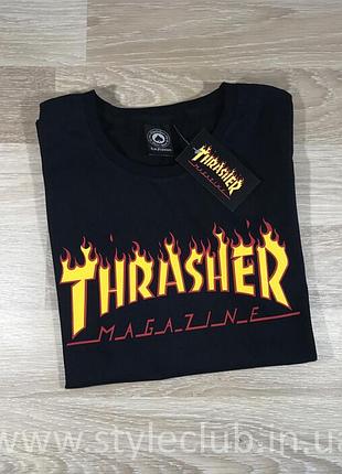 Футболка thrasher жіноча | бірка | живі фото m