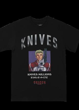 Футболка loys з принтом y2k trigun knives millions xs
