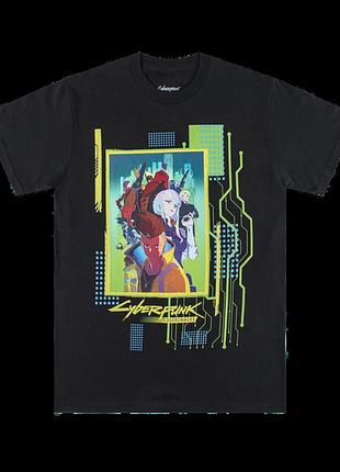 Футболка loys з принтом cyberpunk y2k: edgerunners edgerunner crew poster xs
