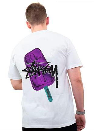 Футболка loys stussy ice cream white new* xs