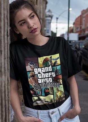 Футболка loys grand theft auto (gta san andreas) черный xs