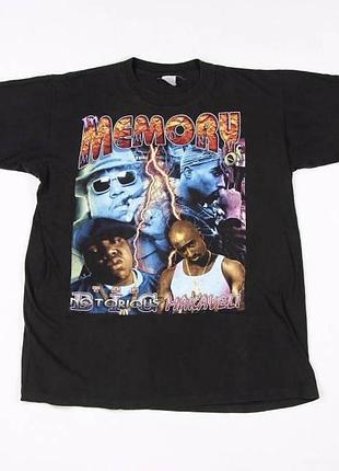 Футболка loys повсякденна biggie smalls & tupac vintage look t-shirt xs