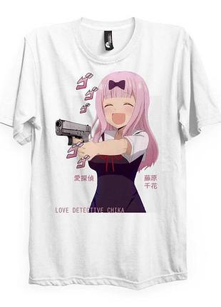 Футболка loys з принтом y2k love detective chika xs
