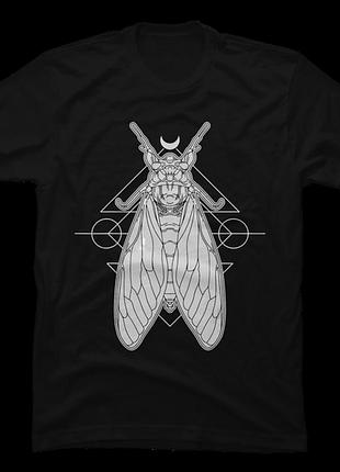 Футболка loys повсякденна з принтом goth witch wicca & wiccan cicada xs