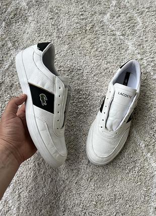 Шкіряні кеди lacoste