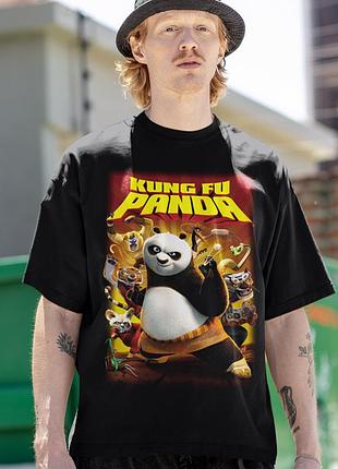 Футболка loys унисекс kung fu panda (poster) черный xs