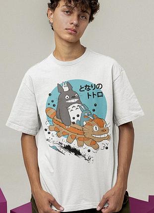 Футболка loys унисекс my neighbor totoro - totoro and nekobasu xs