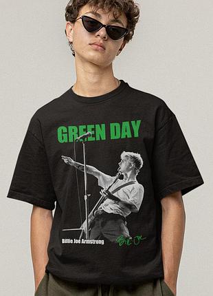Футболка loys унисекс green day (billie joe armstrong) черный xs