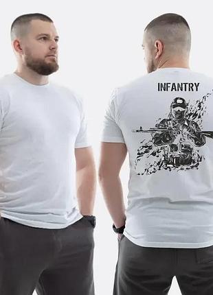 Футболка loys зсу з принтом infantry військовий у балаклаві з автоматом xs