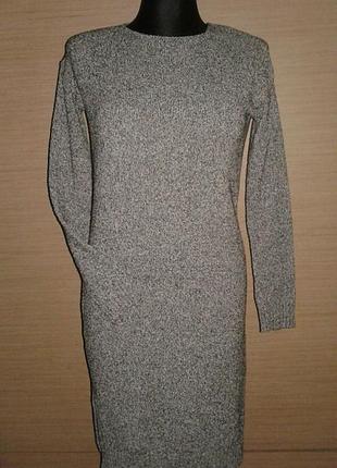 Стильное трикотажное платье topshop p. xs-s