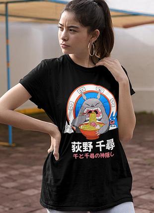 Футболка loys my neighbor totoro (totoro ramen) черный xs