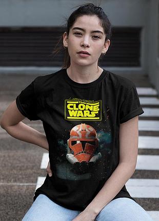 Футболка loys star wars (the clone wars) черный s