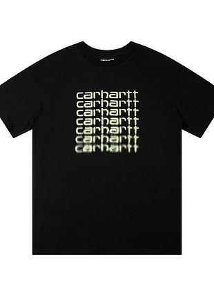 Футболка loys carhartt кархартт черная очень хорошее качество 100% хлопок xs