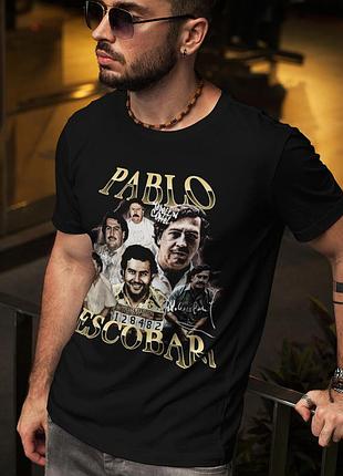 Футболка loys унісекс narcos (pablo escobar 128482) чорний l