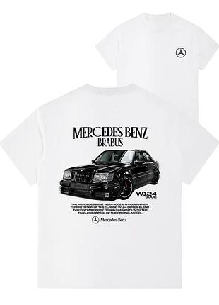 Футболка loys хлопковая с принтом mercedes y2k art.006 xs