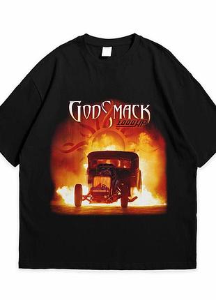 Футболка loys з принтом godsmack 1000 hp чорний xs