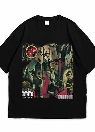 Футболка loys с принтом slayer reign in blood черный xs