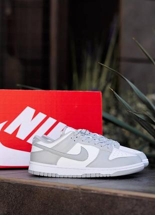 Nike sb dunk low white grey 6