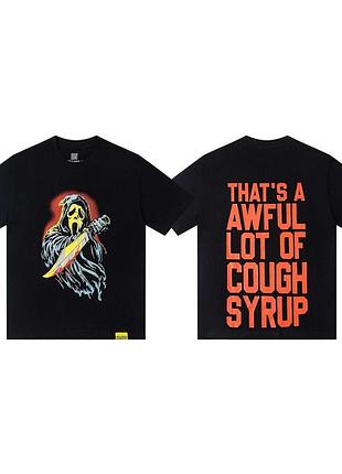 Футболка loys that's a awful lot of coughsyrup новая 100% хлопок отличное качество. xs