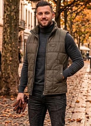Винтажная утепленная безрукавка g-star raw adkin жилетка