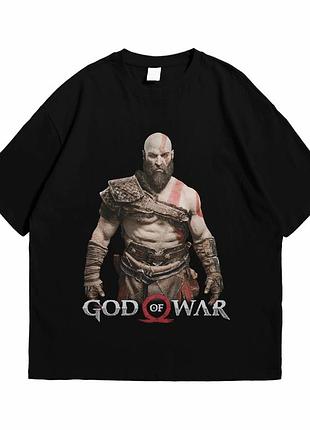 Футболка loys с принтом god of war kratos черный m