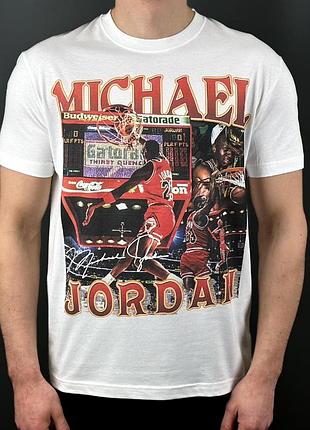 Футболка loys с принтом michael jordan nba белый xs
