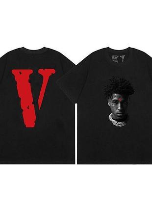 Футболка loys vlone влон чорна нова якісна 100% бавовна — чудова якість xs