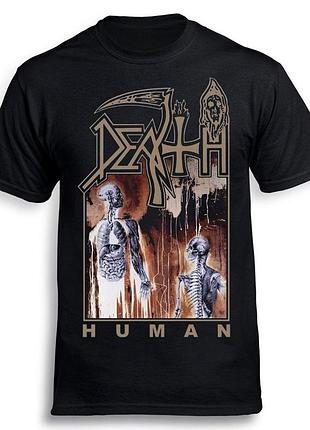 Футболка loys death - human черный xs