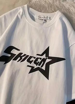 Чоловіча оверсайз футболка loys з принтом skicen xs