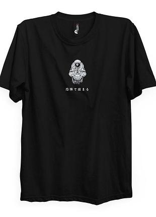 Футболка черная loys welcome to hell (redux) - t-shirt back print