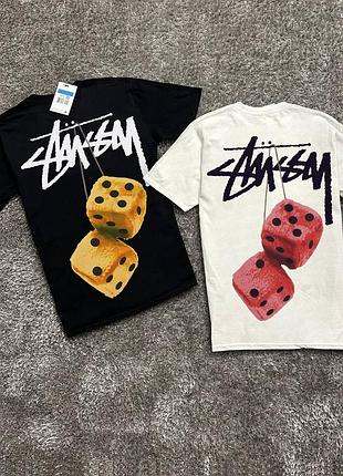 Футболка loys stussy red fuzzy dice xs
