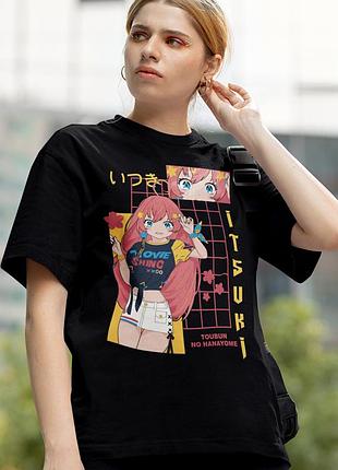 Футболка loys gotoubun no hanayome (itsuki nakano) черный xs