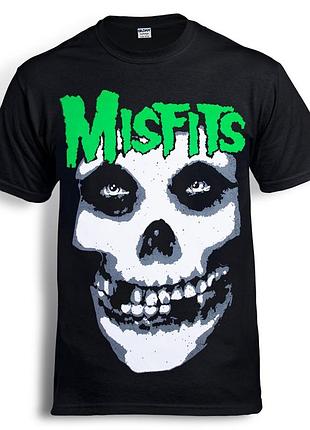 Футболка loys misfits jurek skull черный xs