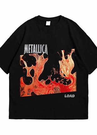 Футболка loys с принтом metallica load черный xs