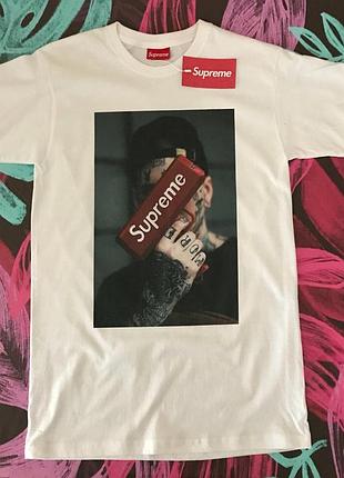 Футболка supreme з ориг. биркою. якість топ l