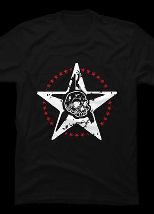 Повсякденна футболка loys з принтом gothic skull star xs