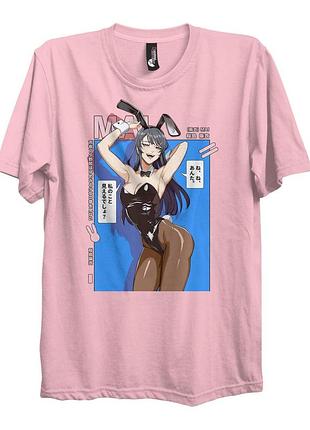 Футболка розовая loys mai (bunny) - t