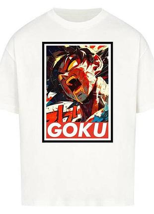 Футболка loys з принтом y2k goku x full force xs