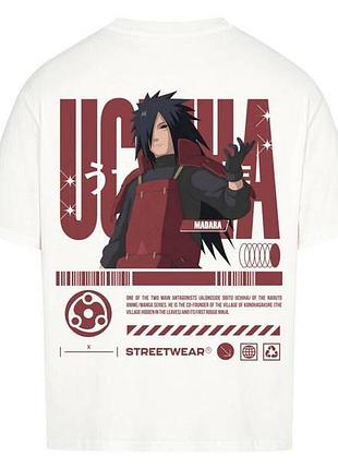 Футболка loys з принтом y2k naruto x madara uchiha xs