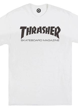 Біла футболка loys thrasher skateboard magazine трешер трешер xs
