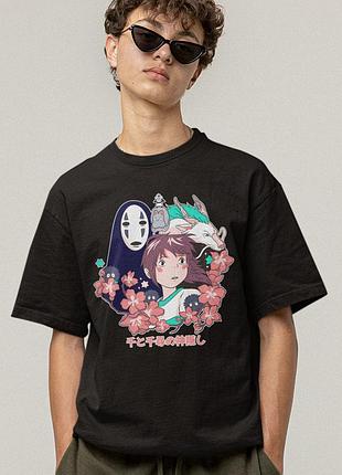 Футболка loys унисекс spirited away (all craracters) черный l