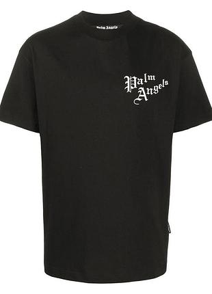 Футболка чёрная palm angels fashion from hirshleifers • палм анджелс футболка s