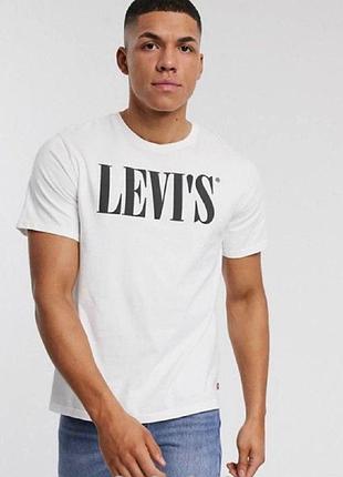 Футболка loys levis левис черная 100% хлопок отличное качество. xs