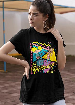 Футболка loys hey arnold черный xs