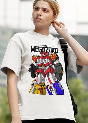 Футболка loys power rangers (dino megazord wht) белый xs
