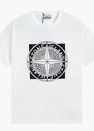 Футболка loys stone island стон айленд черная новая качественная футболка loys из 100% бавовны. s