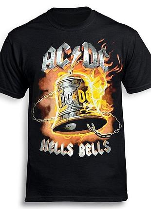 Футболка loys ac/dc - hells bells черный xl