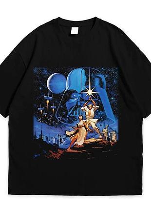Футболка loys с принтом звездные войны новая надежда star wars a new hope черный s