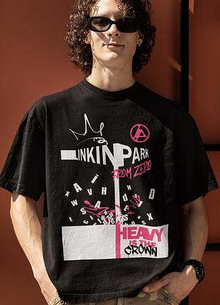 Футболка loys унисекс linkin park (heavy is the crown) черный xs