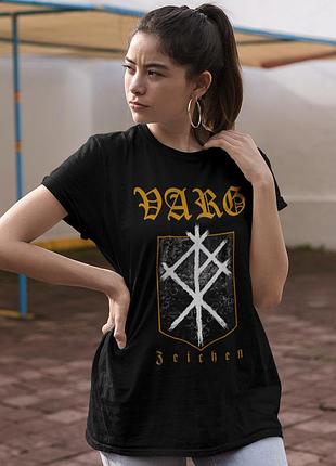 Футболка loys varg (zeichen) черный xs